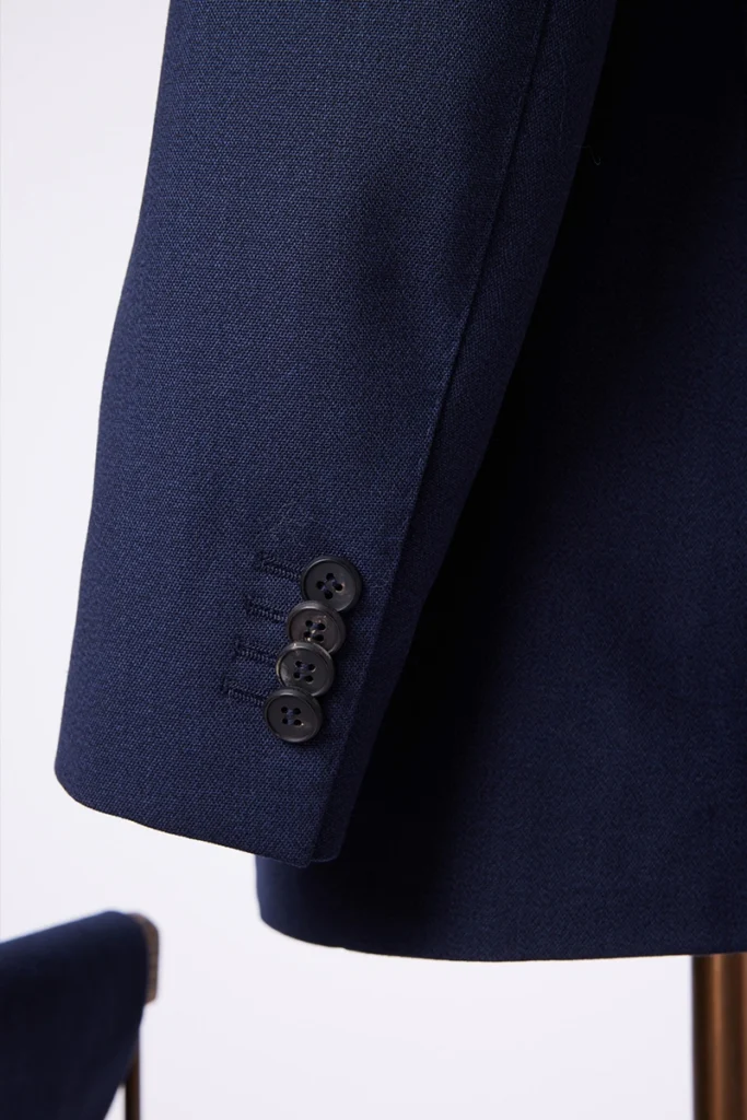 Navy Single-Breasted Suit
