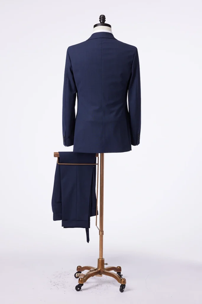 Navy Single-Breasted Suit