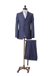 Blue Single-Breasted Suit