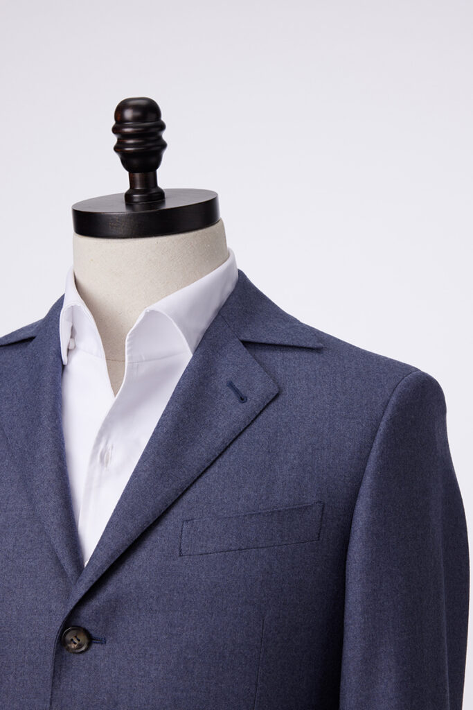 Blue Single-Breasted Suit