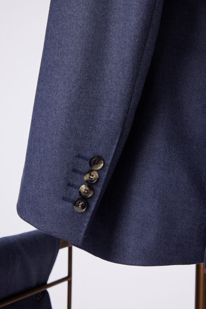 Blue Single-Breasted Suit