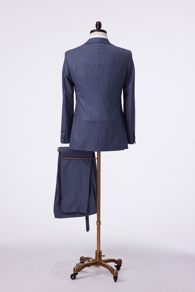 Blue Single-Breasted Suit