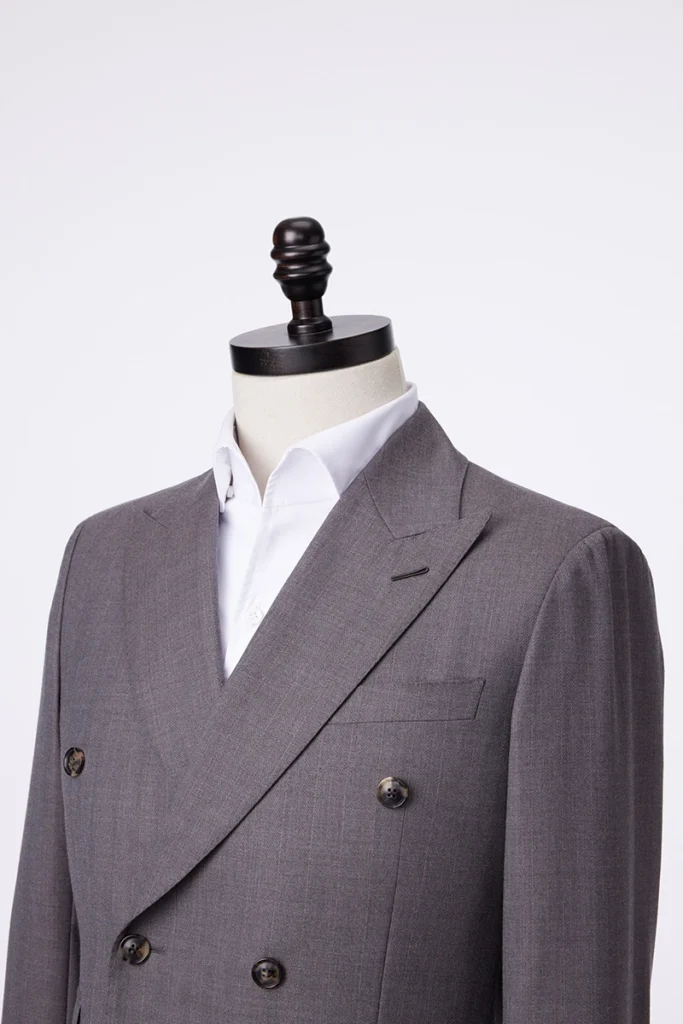 Grey Double-Breasted Suit