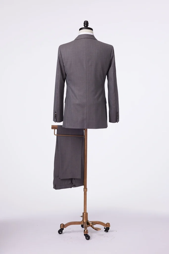 Grey Double-Breasted Suit