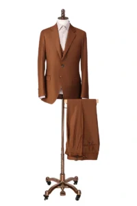 Caramel Single-Breasted Suit