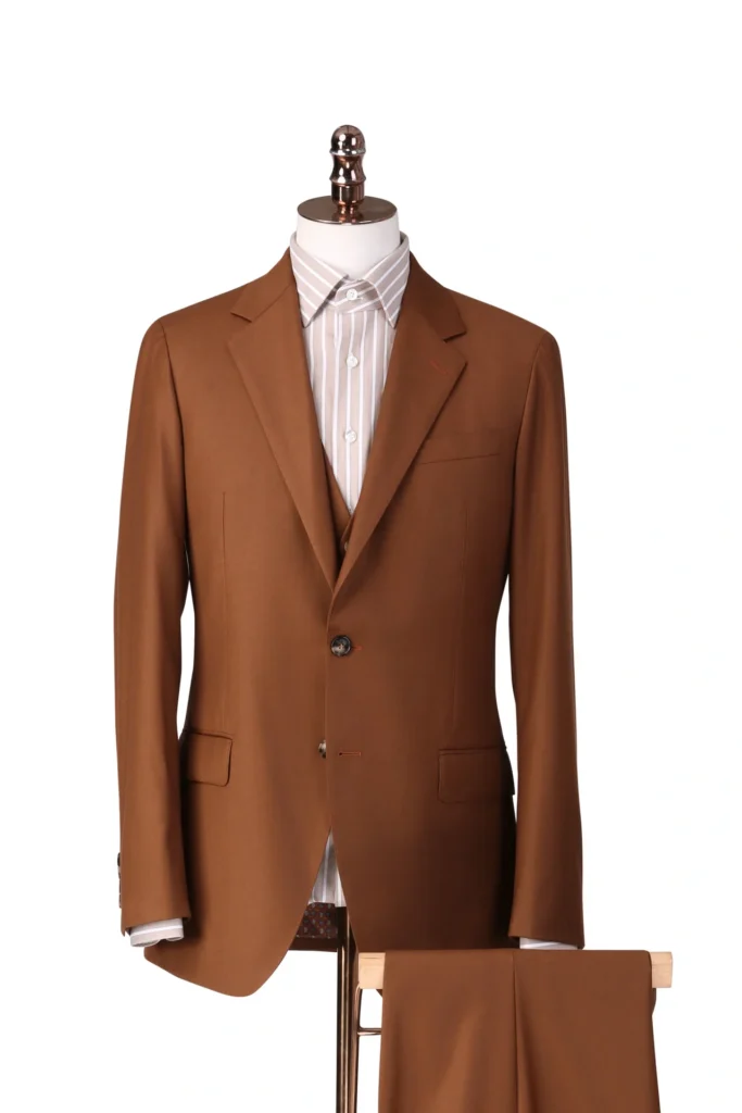 Caramel Single-Breasted Suit
