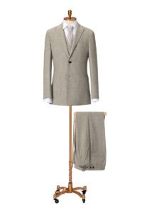 Light Grey U-Series Three-Piece Suit