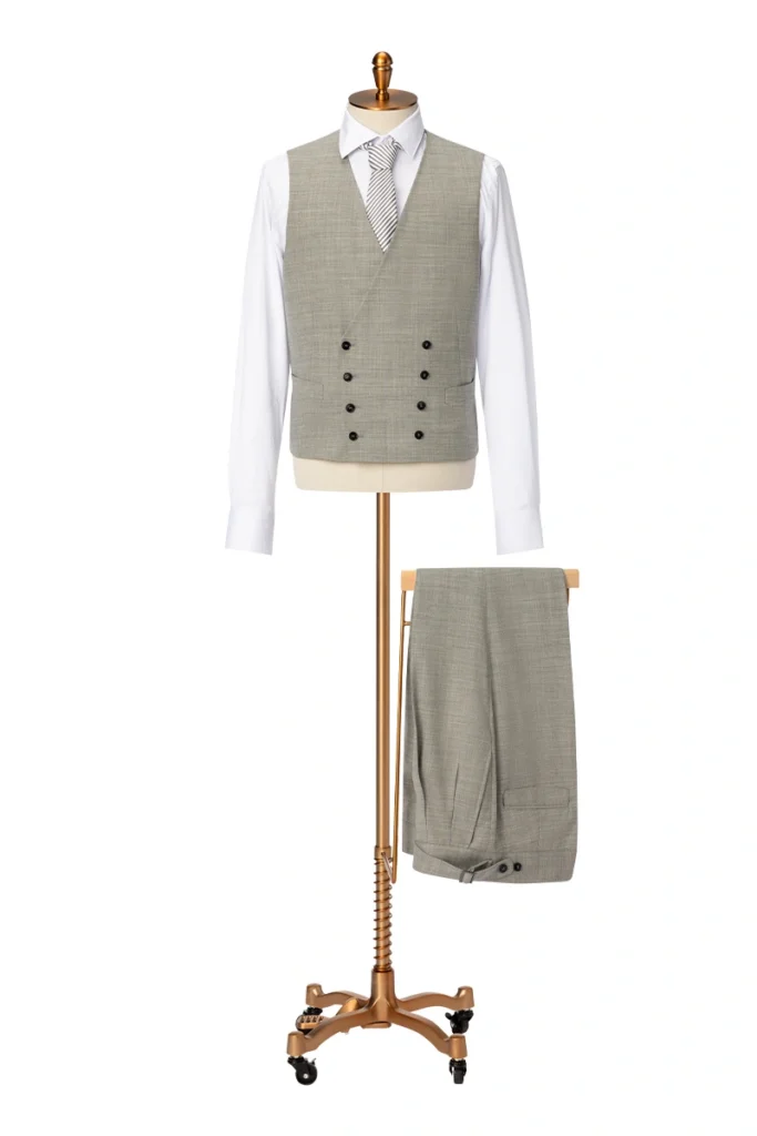 Light Grey U-Series Three-Piece Suit