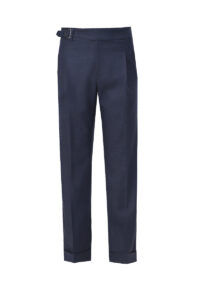 Blue Buckle Waist Trousers