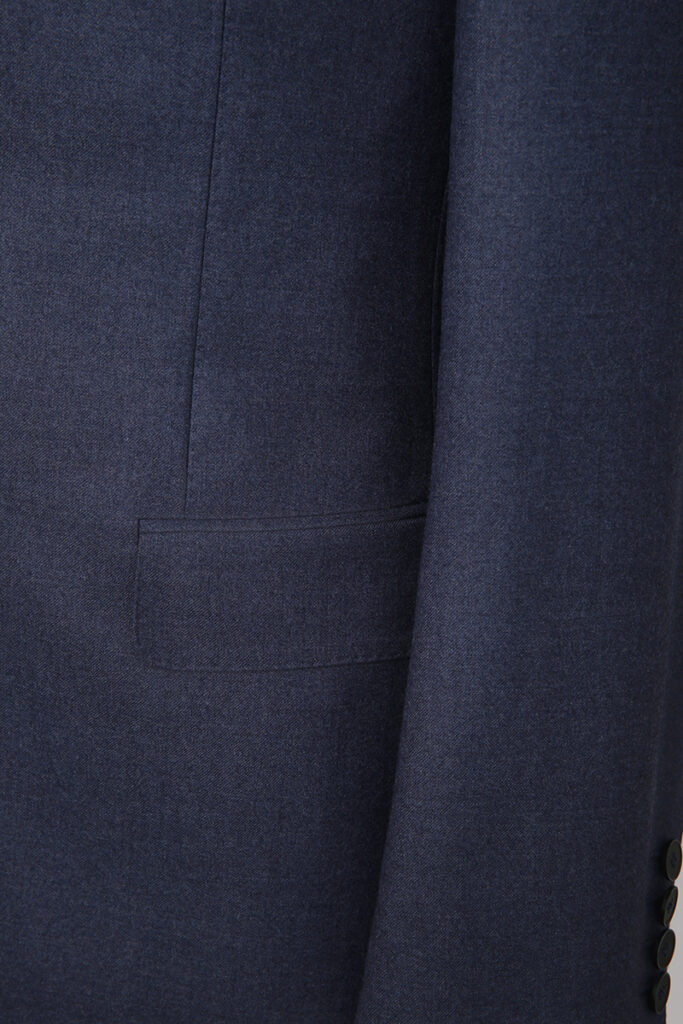 Airforce Blue Single Breasted Jacket