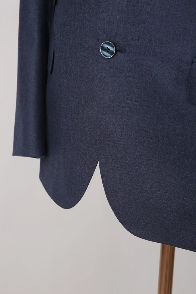 Airforce Blue Single Breasted Jacket