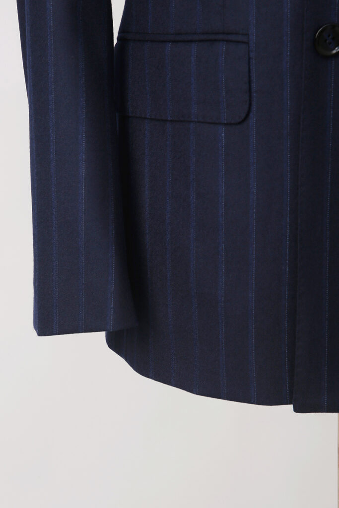 Navy Chalk Stripe Double Breasted Suit