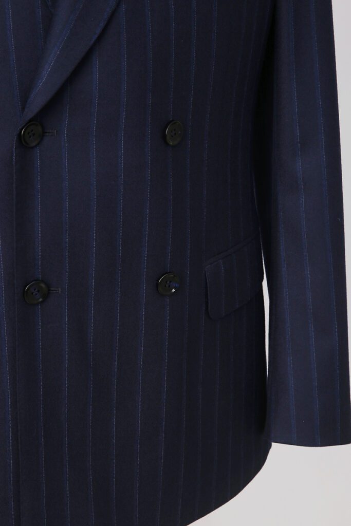 Navy Chalk Stripe Double Breasted Suit