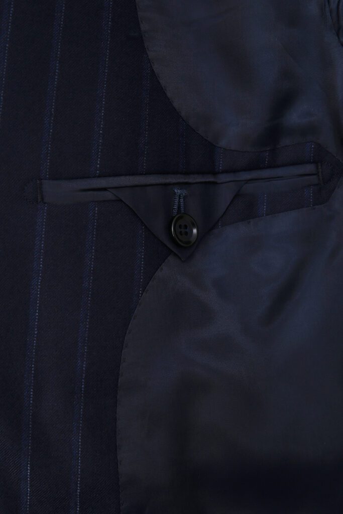 Navy Chalk Stripe Double Breasted Suit