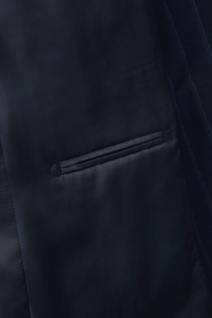 Navy Chalk Stripe Double Breasted Suit