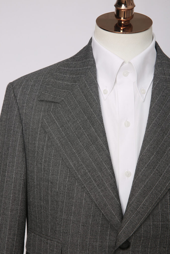 Chalk Stripe Double Breasted Jacket