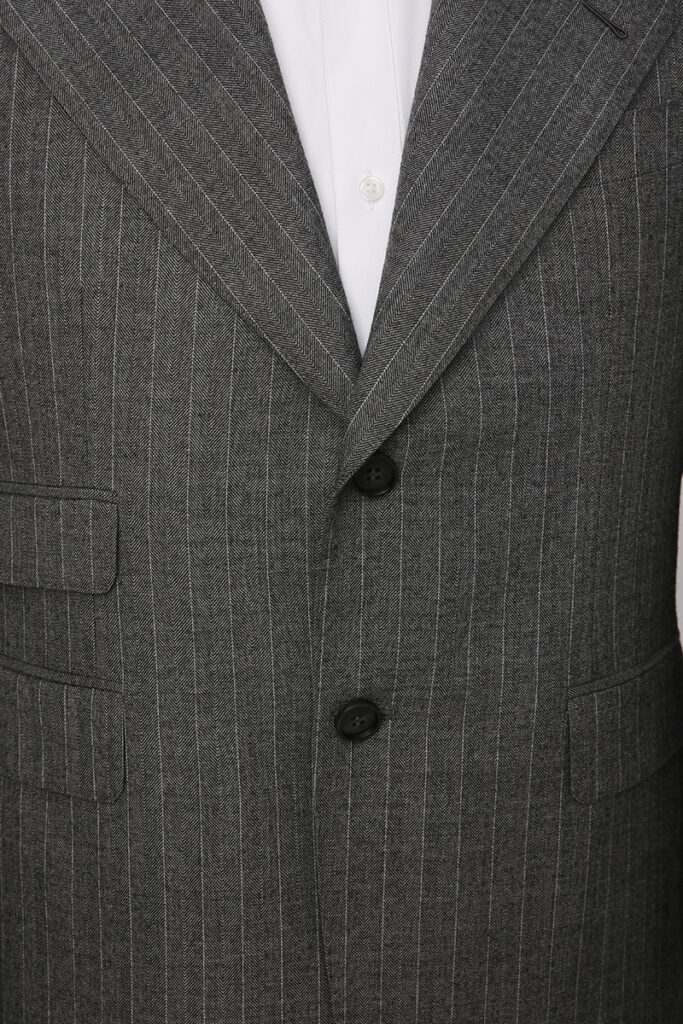 Chalk Stripe Double Breasted Jacket