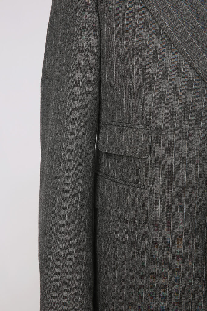 Chalk Stripe Double Breasted Jacket