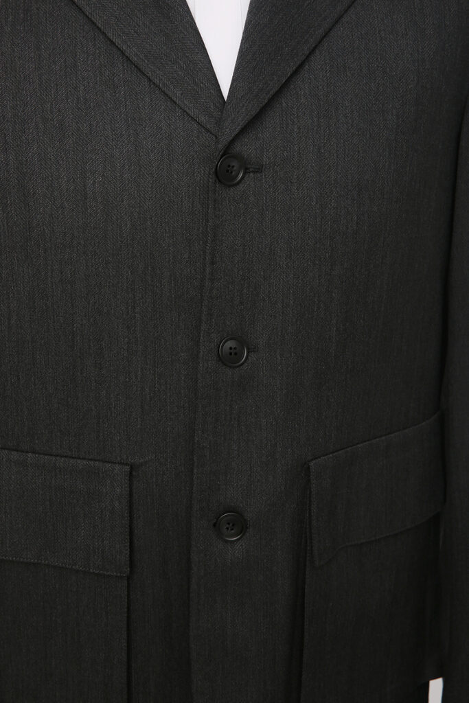 Charcoal Unstructured Jacket