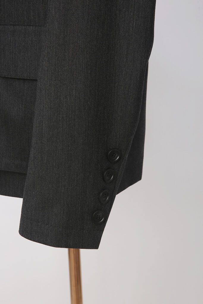 Charcoal Unstructured Jacket