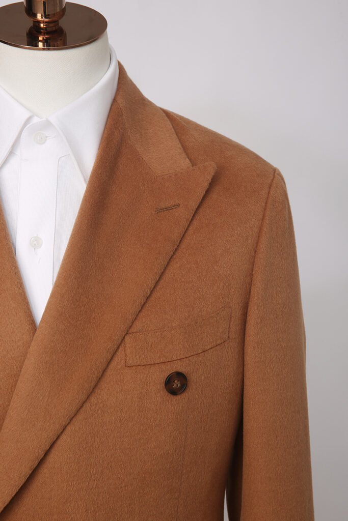 Orange Woollen Winter Jacket
