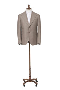 Beige Flannel Blazer