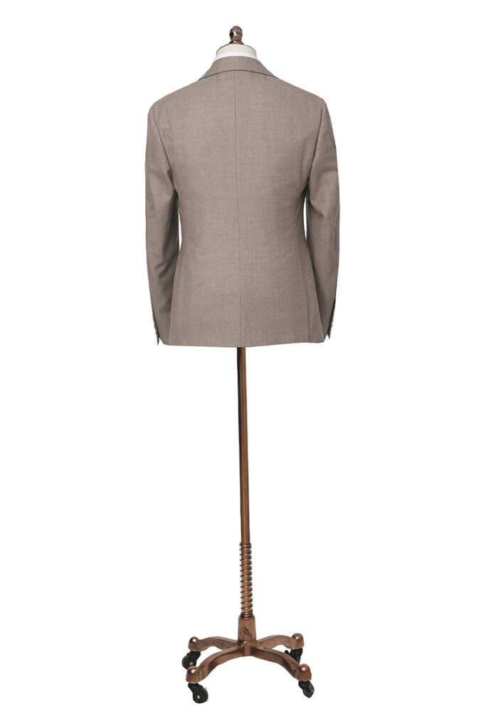 Beige Flannel Blazer