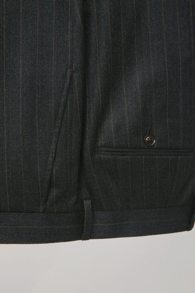 Grey Chalk Stripe Double Breasted Suit