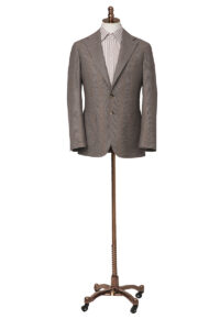 Brown Check Wool Jacket
