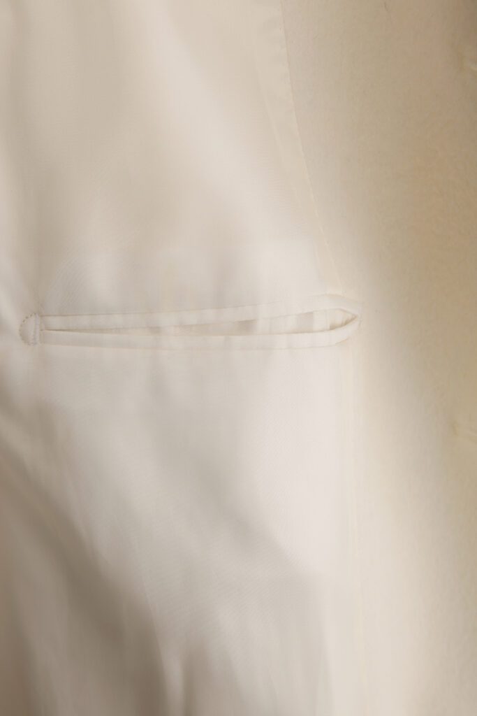 Cream Tie Coat