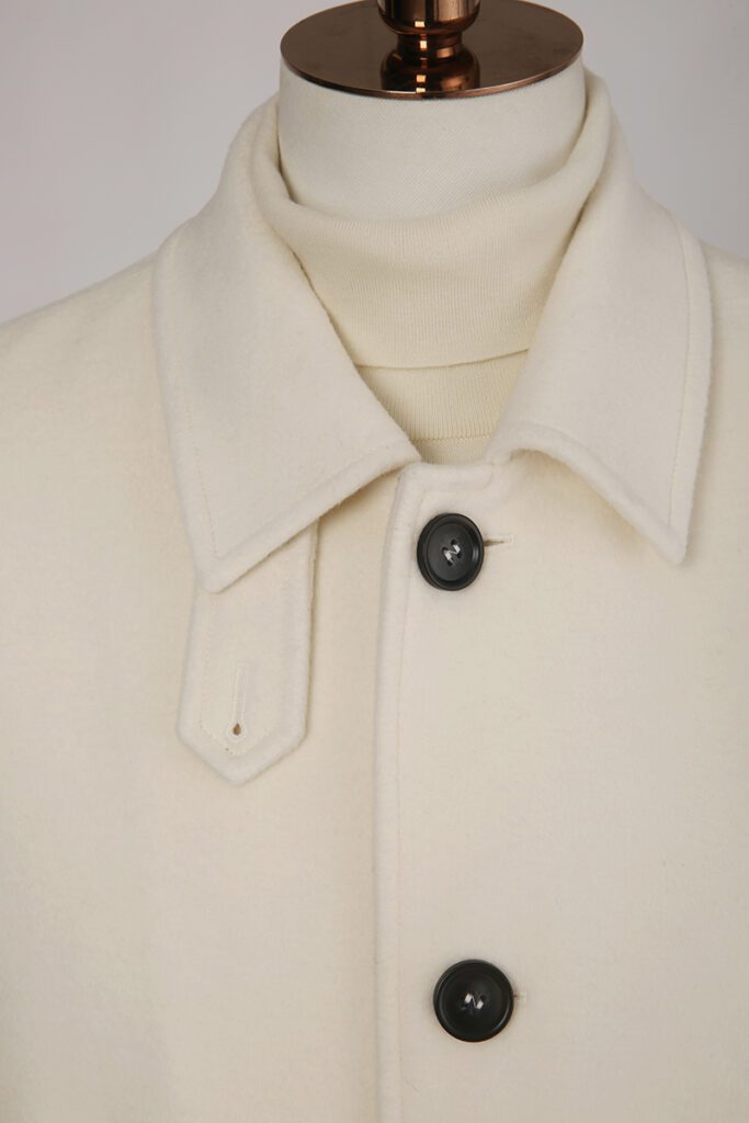 Cream Tie Coat