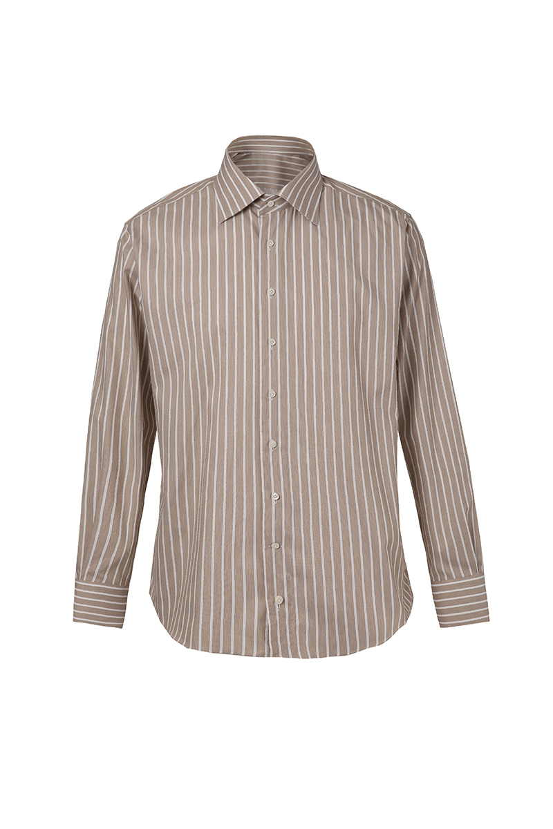 Brown Stripe Shirt