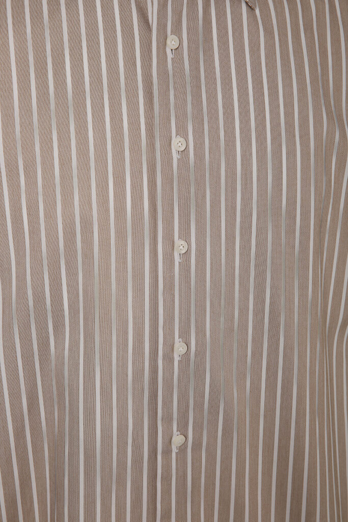 Brown Stripe Shirt