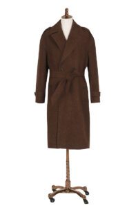 Mid Brown Tie Overcoat