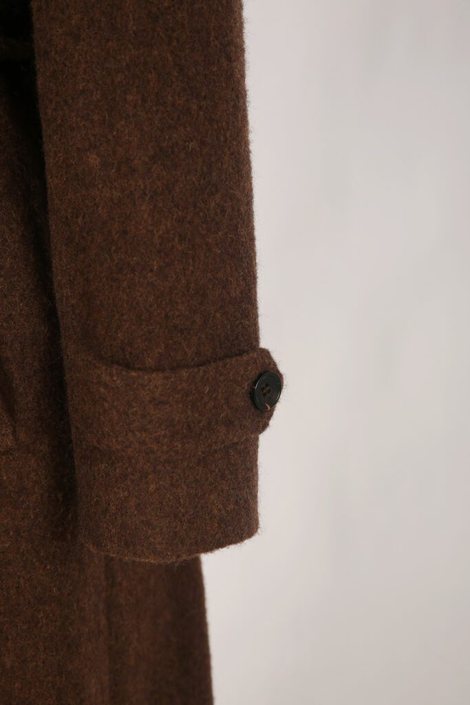 Mid Brown Tie Overcoat