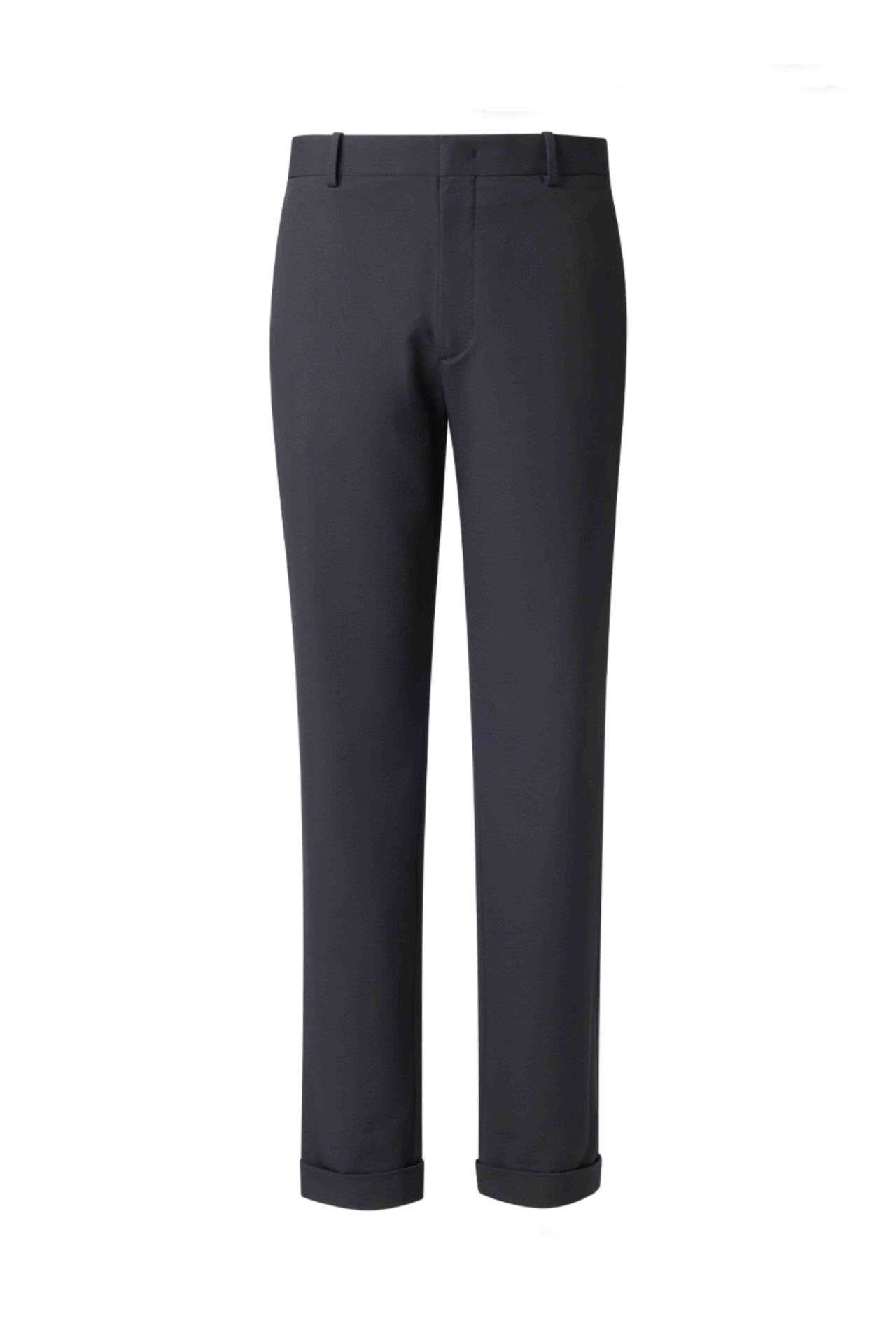 Navy Stretch Cotton Chinos