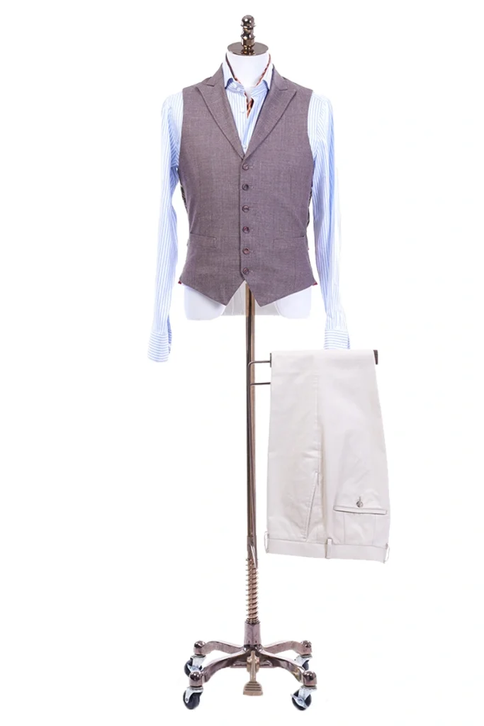 Open Weave Wool Waistcoat