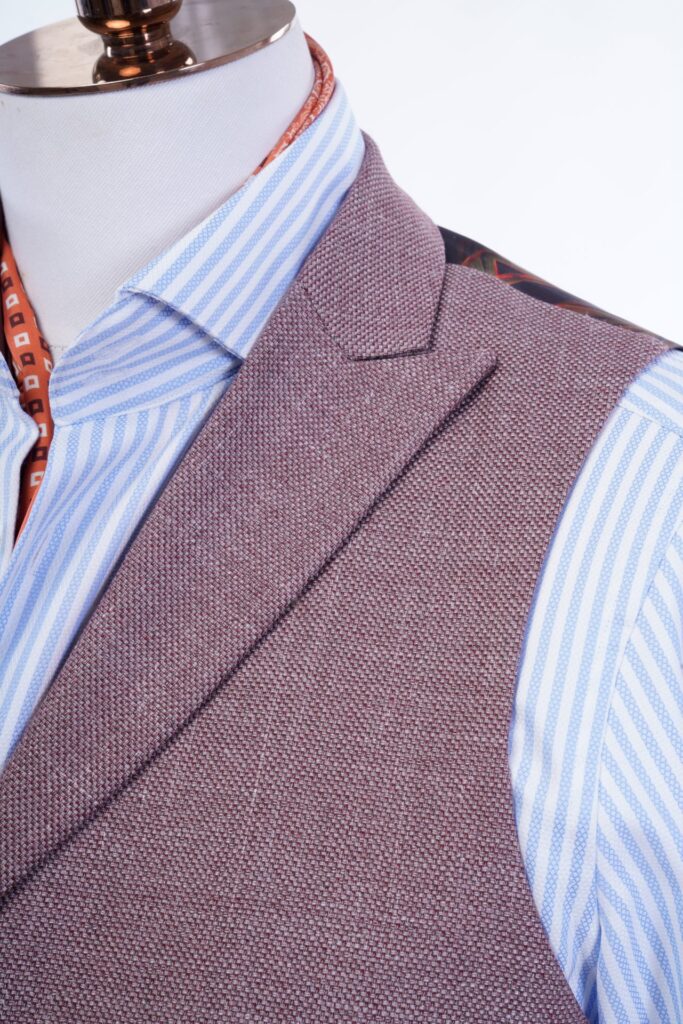 Open Weave Wool Waistcoat