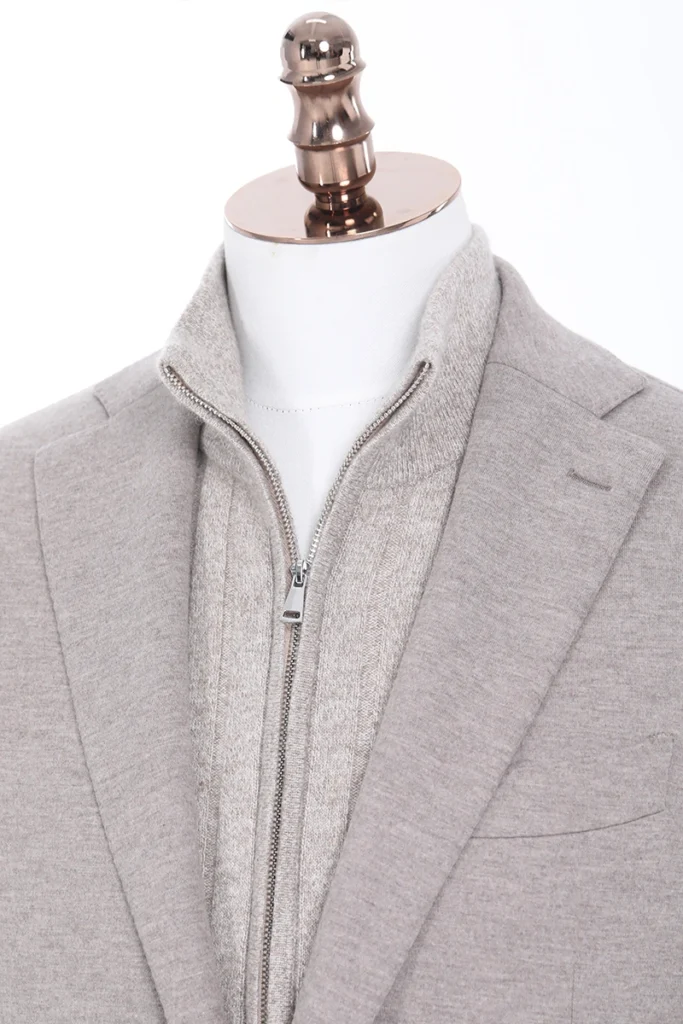 Light Grey U-Series Single-Breasted Suit