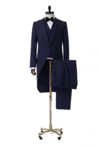 Navy Wool Tailcoat