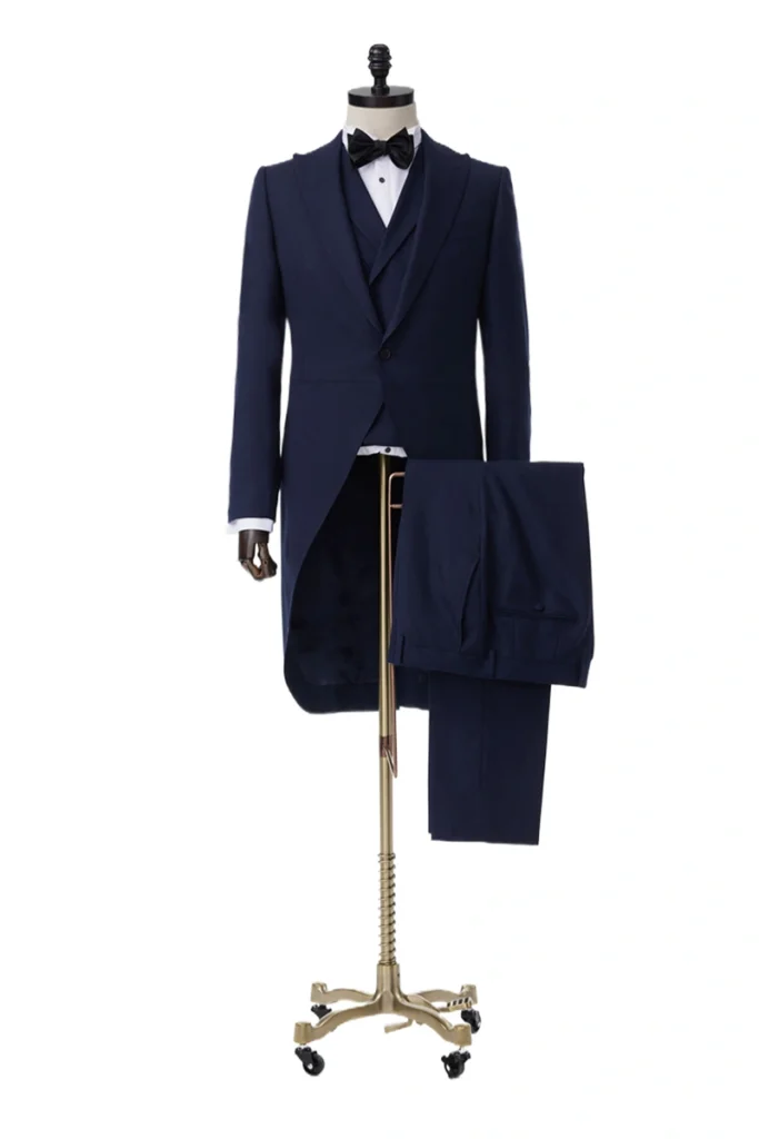 Navy Wool Tailcoat