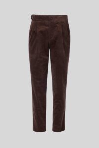Brown Stretch Corduroy Trousers
