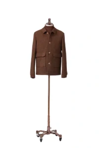 Red Tweed Wool Jacket