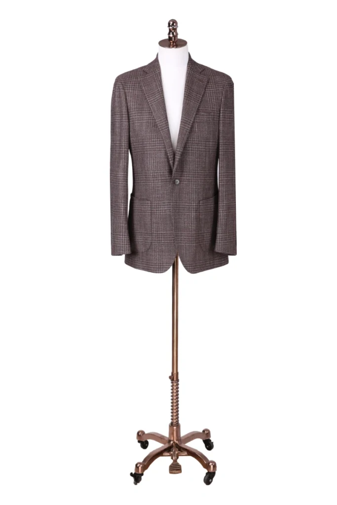 Checked Wool Jacket