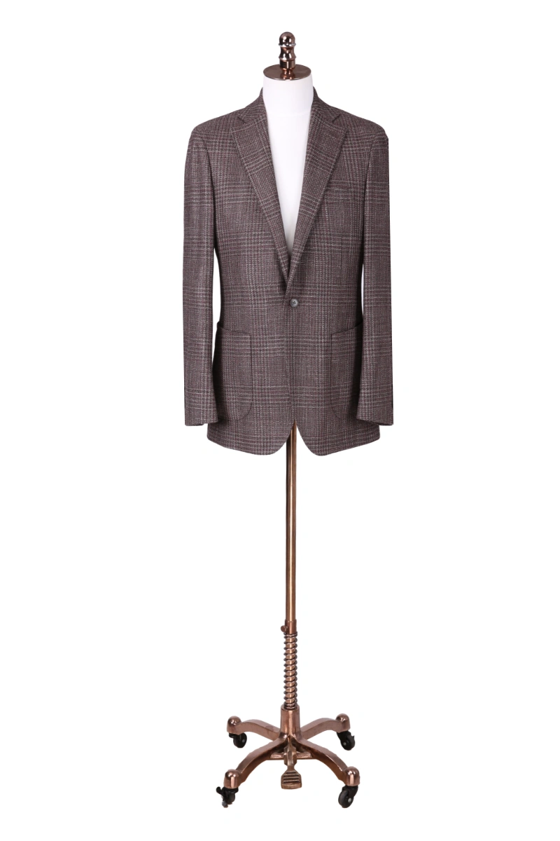 Checked Wool Jacket