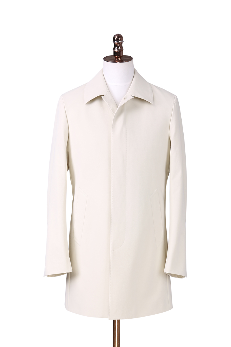 Water-Repellent Cotton Overcoat