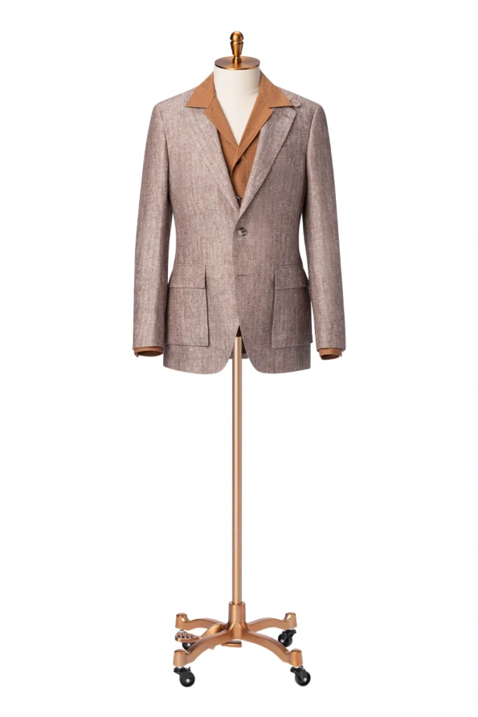 Herringbone Linen Jacket