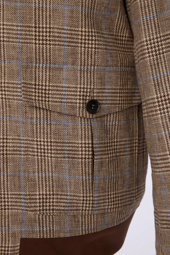 Checked Linen Jacket