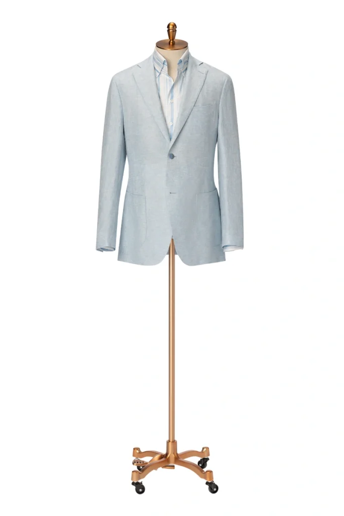Light Blue Linen Jacket