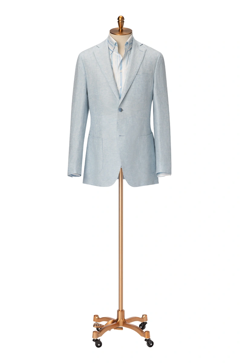 Light Blue Linen Jacket